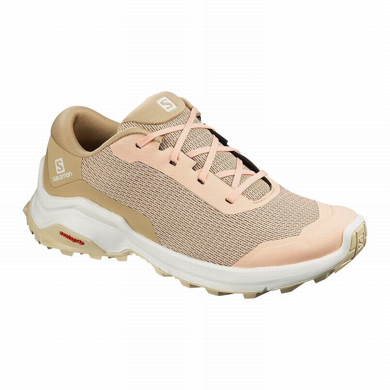 Salomon Israel X REVEAL - Womens Hiking Shoes - Apricot/Brown (WTNX-09168)